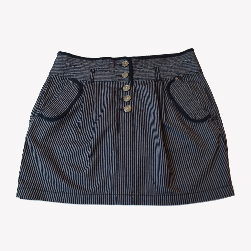 A/X Striped Mini Skirt